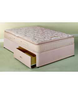 Berkley Pillow Top Double Divan - 2 Drawers
