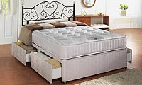 Burlington Trizone Divan - Platform Base