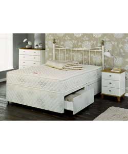 Carlton Trizone Memory Double Divan - 4 Drawers