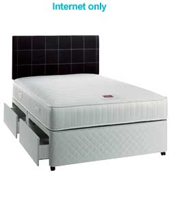 Coolmax Memory Double Divan - 4 Drawers