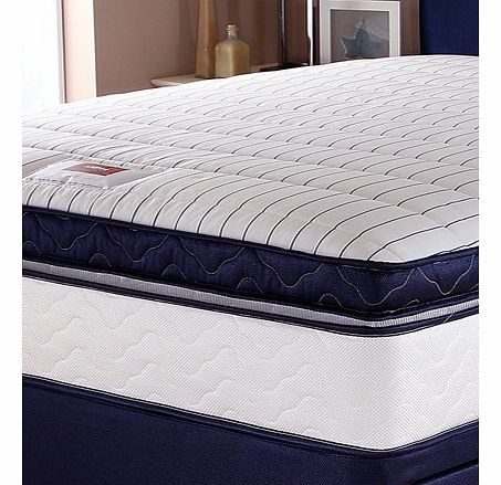 Airsprung Mattresses Catalina Box Top 6ft King Size Mattress In Navy