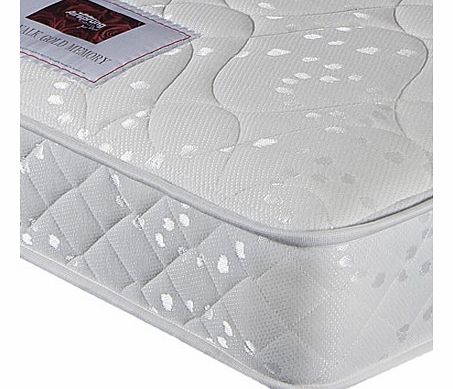 Airsprung Mattresses Overnight Sleepwalk Memory Gold Rolled 3ft Sprung Mattress