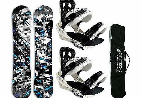 AIRTRACKS LADY SNOWBOARD SET - BOARD BOOM 140 - SOFTBINDING SAVAGE W M - SB BAG