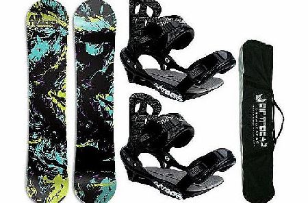 AIRTRACKS SNOWBOARD SET - BOARD STORM 150 - SOFTBINDING SAVAGE L - SB BAG