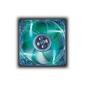 AKASA 120mm Crystal Green case Fan - Green LED