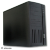 AKASA ECLIPSE-62 BLACK ALUMINIUM MIDI TOWER CASE