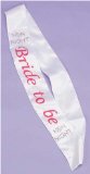 Alandra Hen nite: Bride to Be Sash White