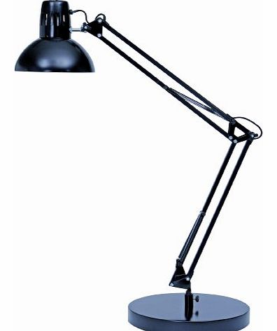 Alba Architect Double Arm Desk Lamp Black