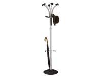 classic design black and chrome coat stand