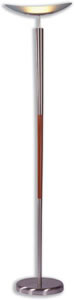 Halogen Floor Lamp H1800mm Wood and Metal