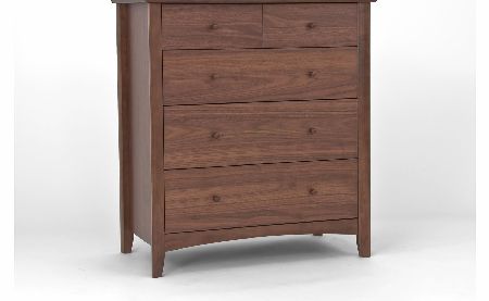 ALBA Walnut 2 3 Drawer Chest