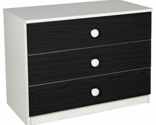 Bedside Table Black 1 Door Kids Bedroom Cabinet Night Stand Cupboard Albany