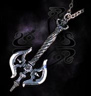 Kiss Of Death Axe Pendant