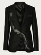 alexander mcqueen jackets black