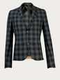 ALEXANDER MCQUEEN JACKETS GREY BLACK 48 EU