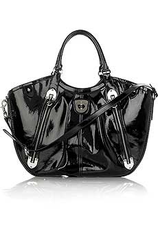 Alexander McQueen Patent leather hobo bag