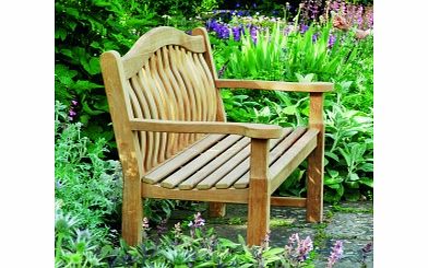 Southsea Teak Curved Back Bench