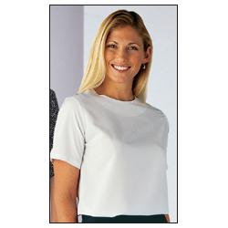 alexandra Women`s Round Neck Business Blouse