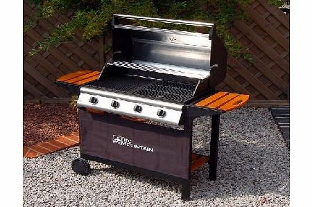 Alfresia Fire Mountain 4 Burner Matterhorn Gas Barbecue BBQ