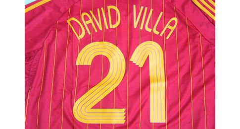 Adidas 06-07 Spain home (David Villa 21)