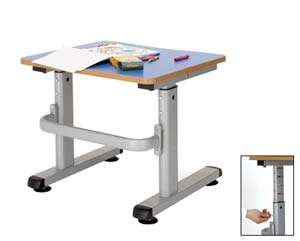 ALLEN key height adjustable tables