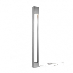 Note Floor Lamp in Silver