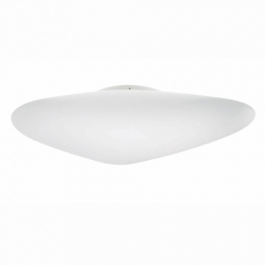 Stone White Glass Ceiling Light