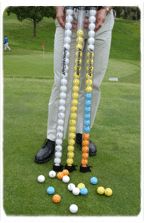 ALMOST GOLF PRACTICE GOLF BALLS 2 DOZ STICK-WHITE