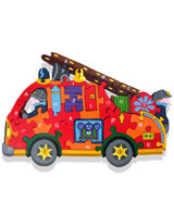 Alphabet Jigsaws Alphabet Fire Engine Jigsaw Puzzle - friendly