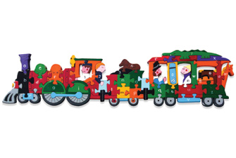 Alphabet Jigsaws Alphabet Train Jigsaw Puzzle