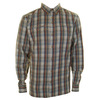 Snowflake Plaid Linen L/S Shirt