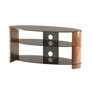 Alphason ARC800 3-W Arc Walnut LED LCD TV Stand