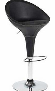 Alphason Osaka Recycled Leather Chrome Bar Stool