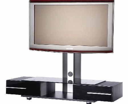 ST870 120 Iconn Black TV Stand `ST870