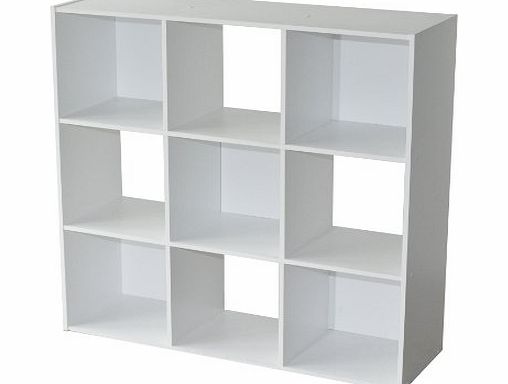 Alsapan Compo 3 x 3 Cube with White Melamine, 91 x 91 x 29.5 cm, White