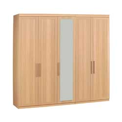 Alstons - Clifton 5 Door Wardrobe with Centre