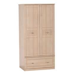 Alstons - Lattice 2 Door / 1 Drawer Wardrobe Combo