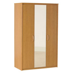 Alstons - Solent 3 Door Wardrobe with 1 Mirror