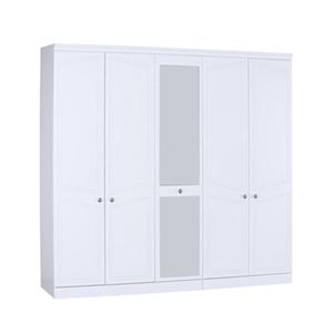 Alstons Aspen 5 door wardrobe with central