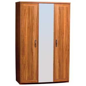 Dusk 3 door wardrobe with mirror door