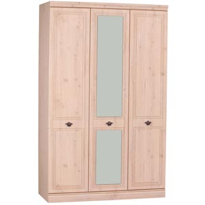 Alstons Oyster Bay 3 Door Wardrobe with 1 Mirror