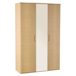 Synergy 3 Door Wardrobe with Mirror Door