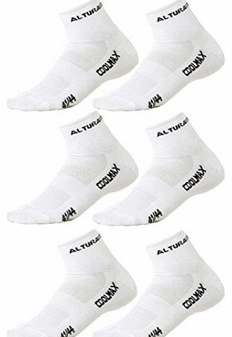 Coolmax Sock 3pck - White, Large