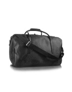 1a Prima Classe - Geo Black Double Compartment Zip Travel Bag