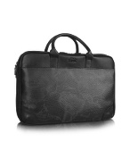 1a Prima Classe - Geo Black Laptop Briefcase