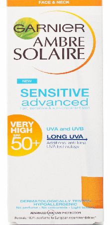 Garnier Ambre Solaire Sensitive Face Cream