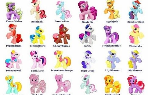 AmDxD Pack of 15 PCS My Little Pony Friendship Is Magic Figure G4 Random Styles 2 Inch