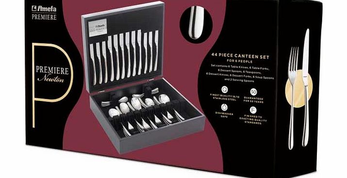 Amefa Premiere Newton 44 Piece Canteen Cutlery Set