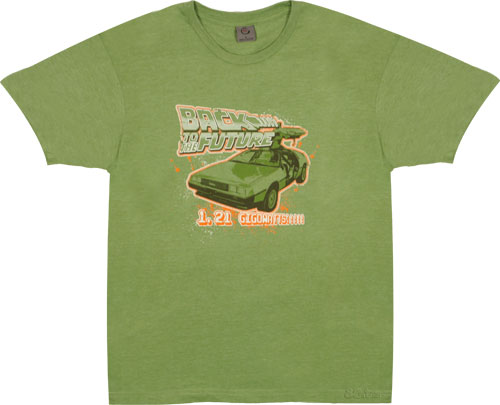 1.21 Gigawatts Men` Back to the Future T-Shirt from American Classics