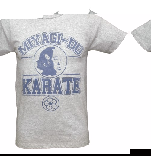 Men` Grey Miyagi-Do T-Shirt from American Classics